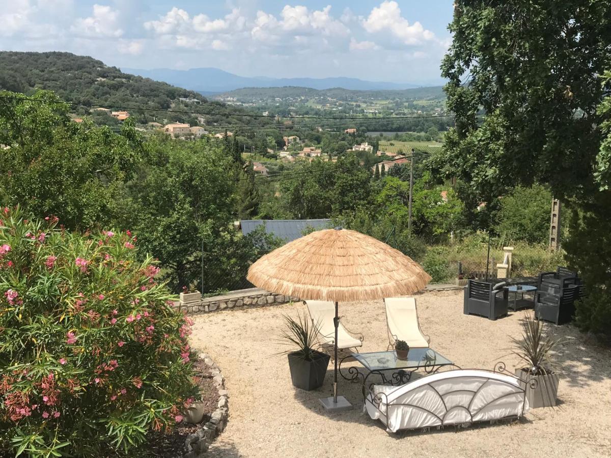 Gites Le Mas Du Vieux Chene Salavas Esterno foto
