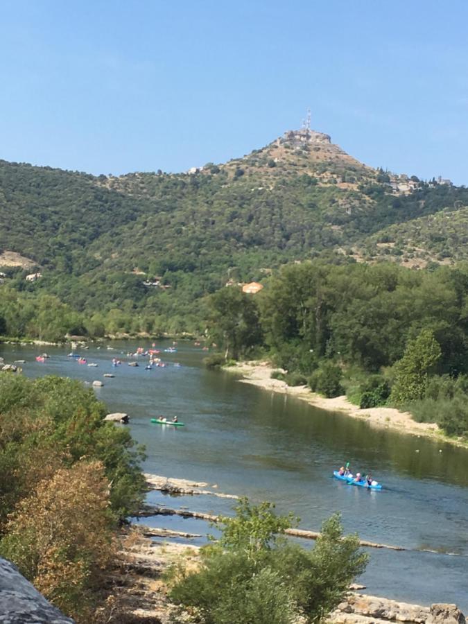Gites Le Mas Du Vieux Chene Salavas Esterno foto